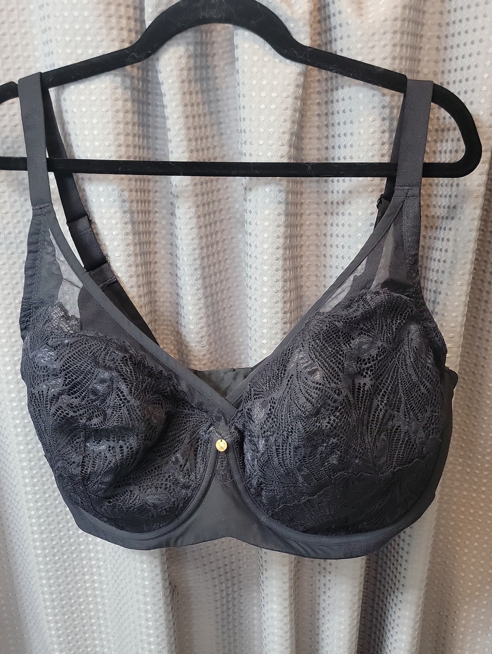 Understance Black Lace Bra Size 40J